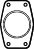 WALKER 80445 Gasket, exhaust pipe